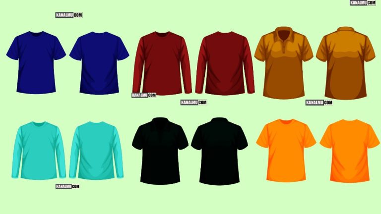 Mentahan Kaos Polos PNG - kanalmu