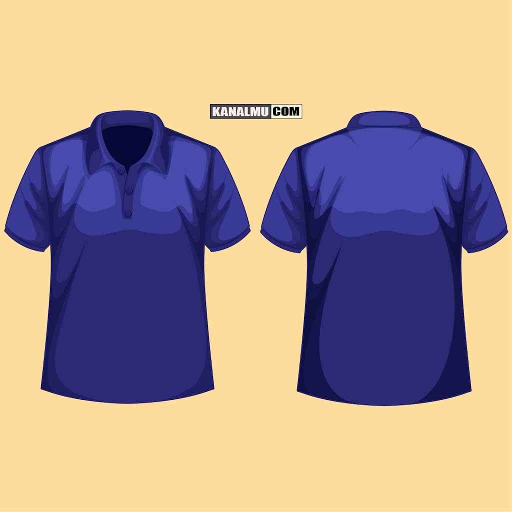 desain kaos polo png - kanalmu