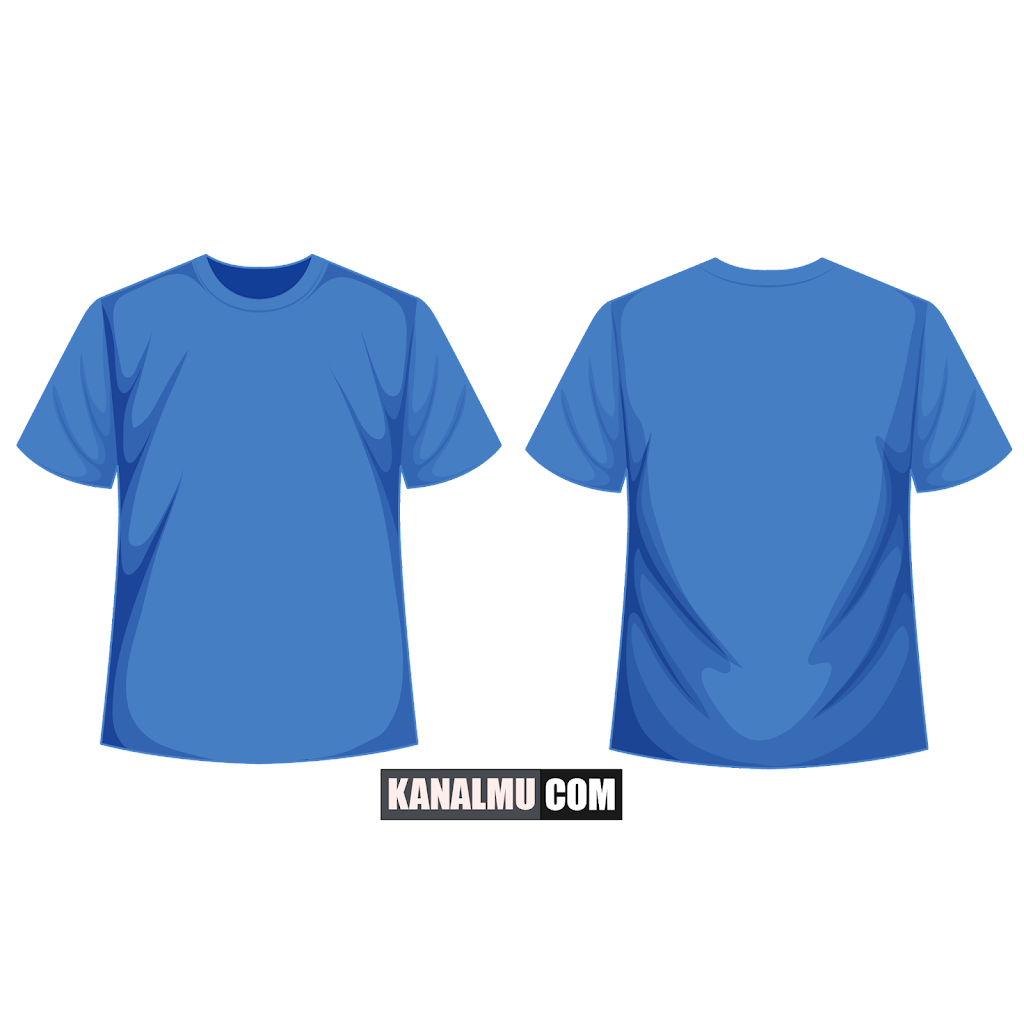 download gambar kaos polos depan belakang untuk editing - kanalmu