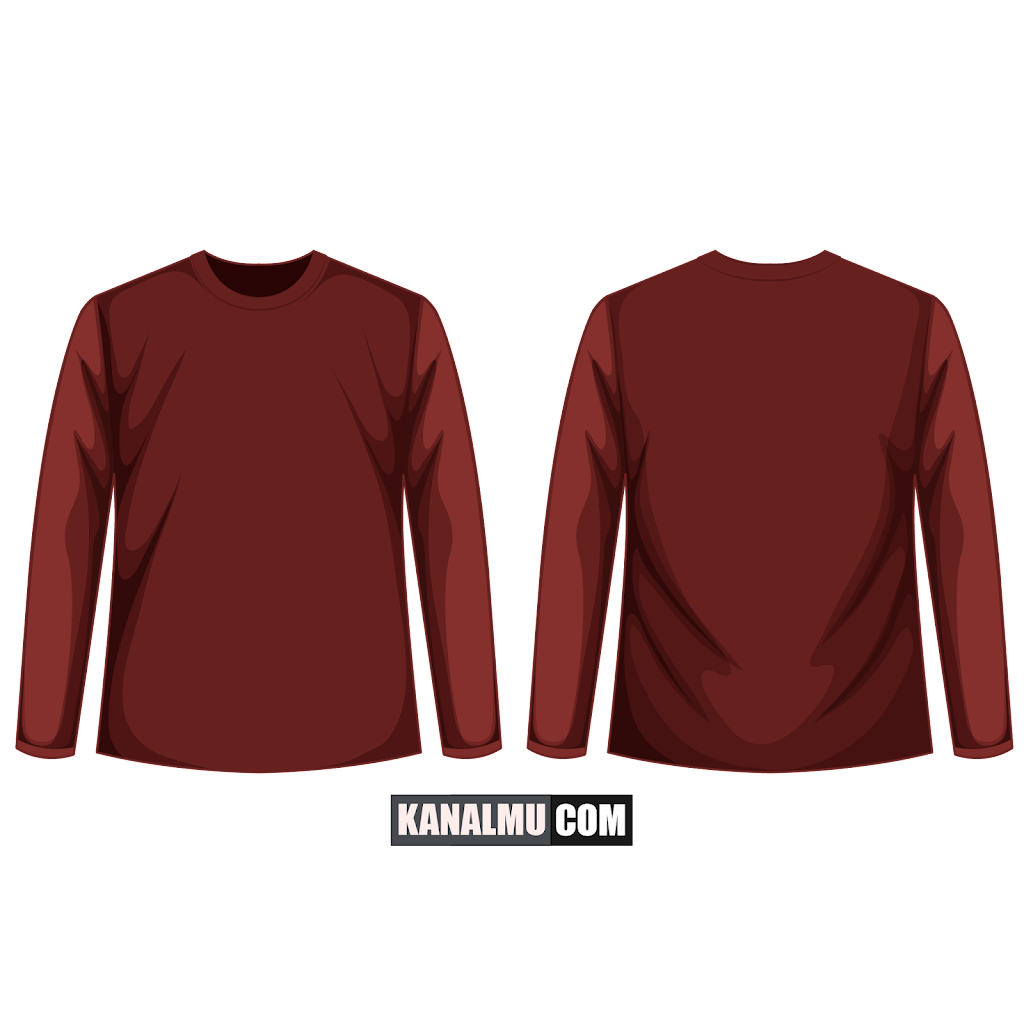 gambar kaos polos untuk editing lengan panjang - kanalmu