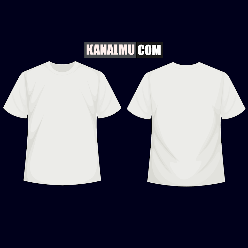 kaos putih png - kanalmu