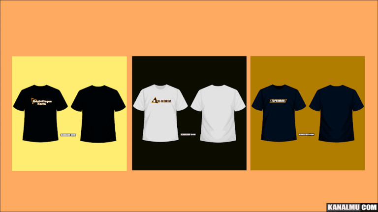 7 Mentahan desain kaos distro simple keren elegan gratis siap pakai