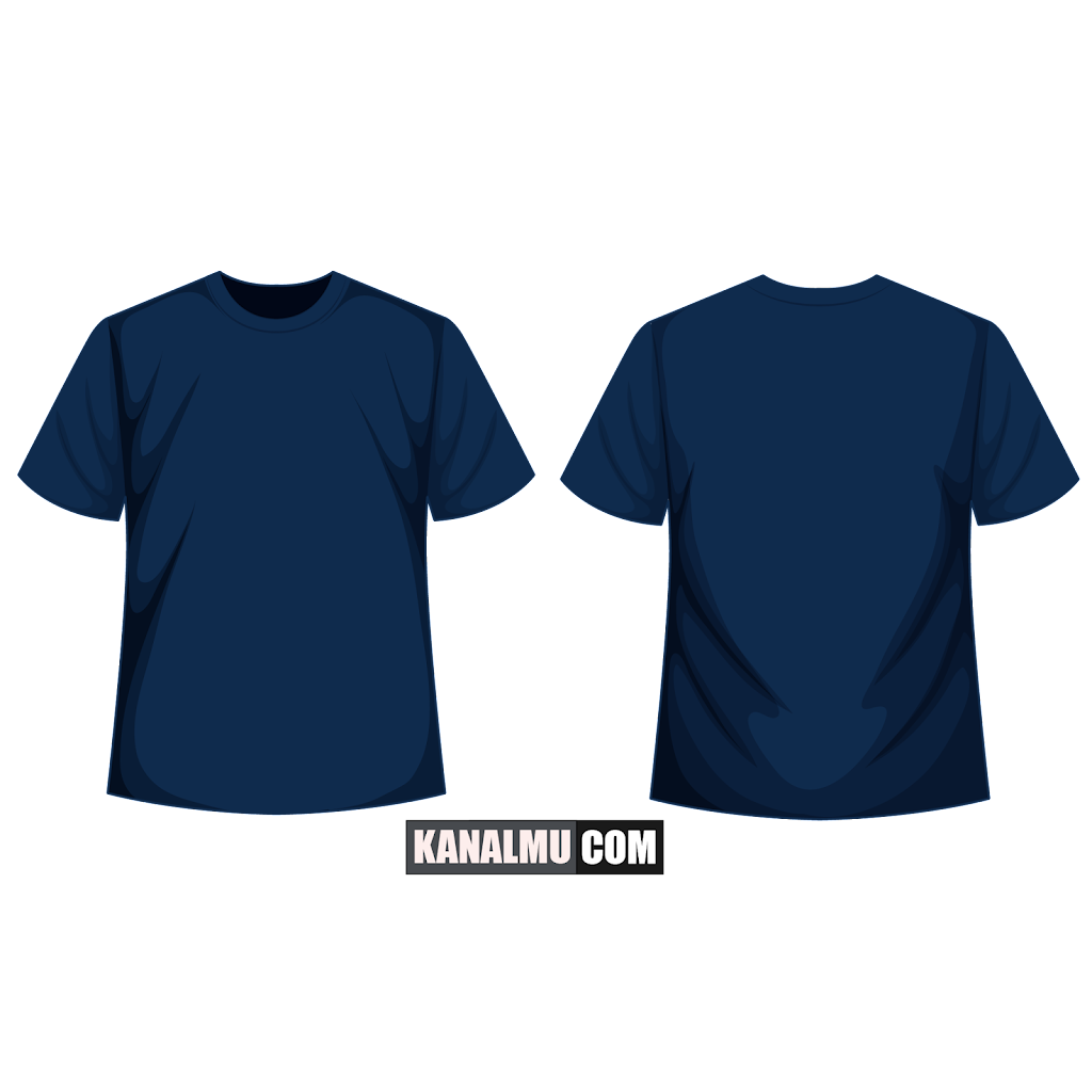 mentahan kaos polos biru dongker - kanalmu