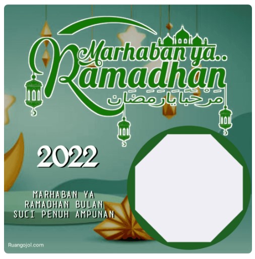 Twibbon ramadhan 1443 gratis - sumber : twibbonize.com