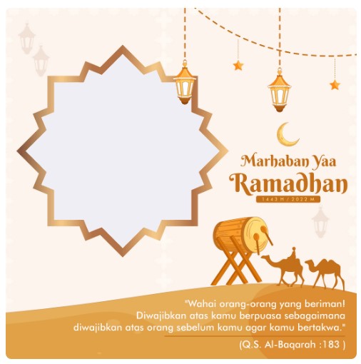 20+ Link twibbon menyambut ramadhan 2022 / 1443 h terbaru, gratis