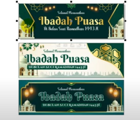 spanduk selamat menunaikan ibadah puasa ramadhan cdr 4 - kanalmu