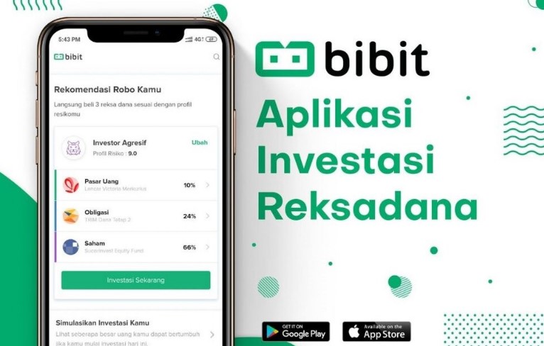 Bibit Mobile aplikasi saham terbaik