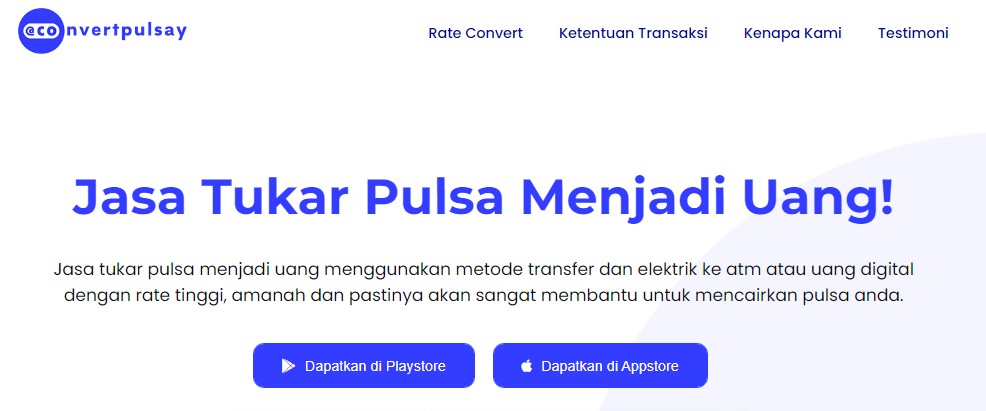 Convert Pulsay aplikasi pulsa jadi uang