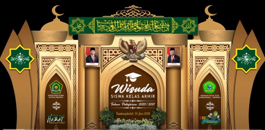 Desain backdrop panggung keren psd - kanalmu