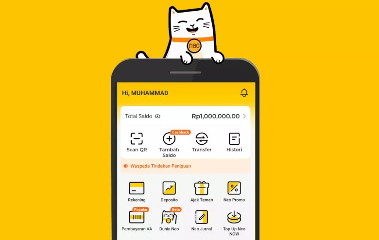 NeoBank aplikasi penghasil saldo dana