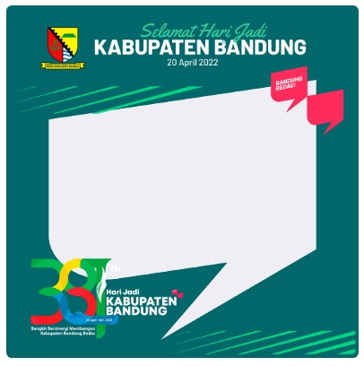 Twibbon hari jadi kabupaten bandung 2022