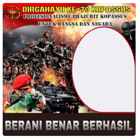 Twibbon selamat hari kopassus 2022 