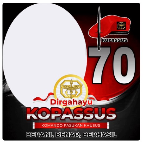 Twibbon selamat hari kopassus 2022 