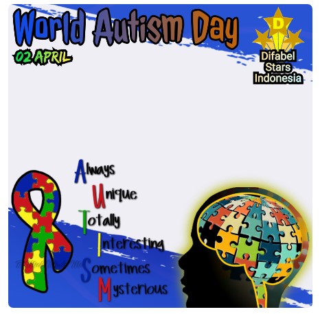 Twibbon selamat hari peduli autisme 2 april