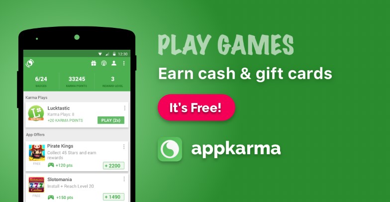 appkarma rewards & gift cards aplikasi penghasil uang