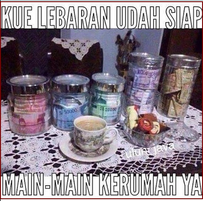 meme kocak lucu lebaran - kanalmu