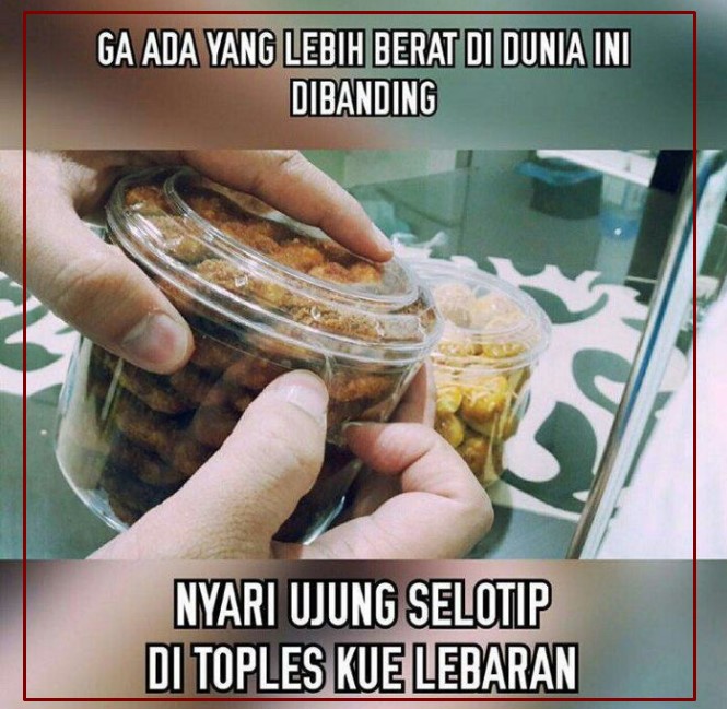 meme kocak lucu lebaran - kanalmu