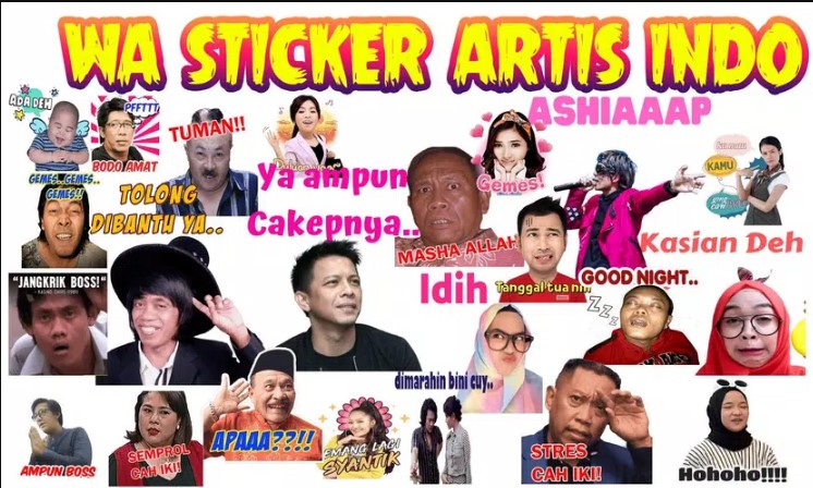 stiker WA gerak 