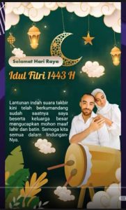 template video ucapan lebaran idul fitri ppt gratis - kanalmu