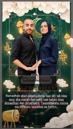 template video ucapan lebaran idul fitri ppt gratis - kanalmu