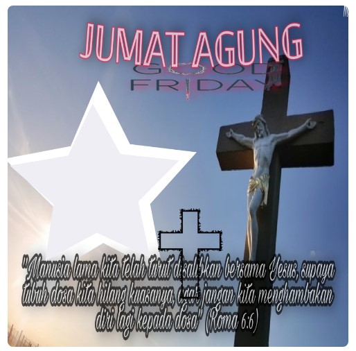 twibbon jumat agung