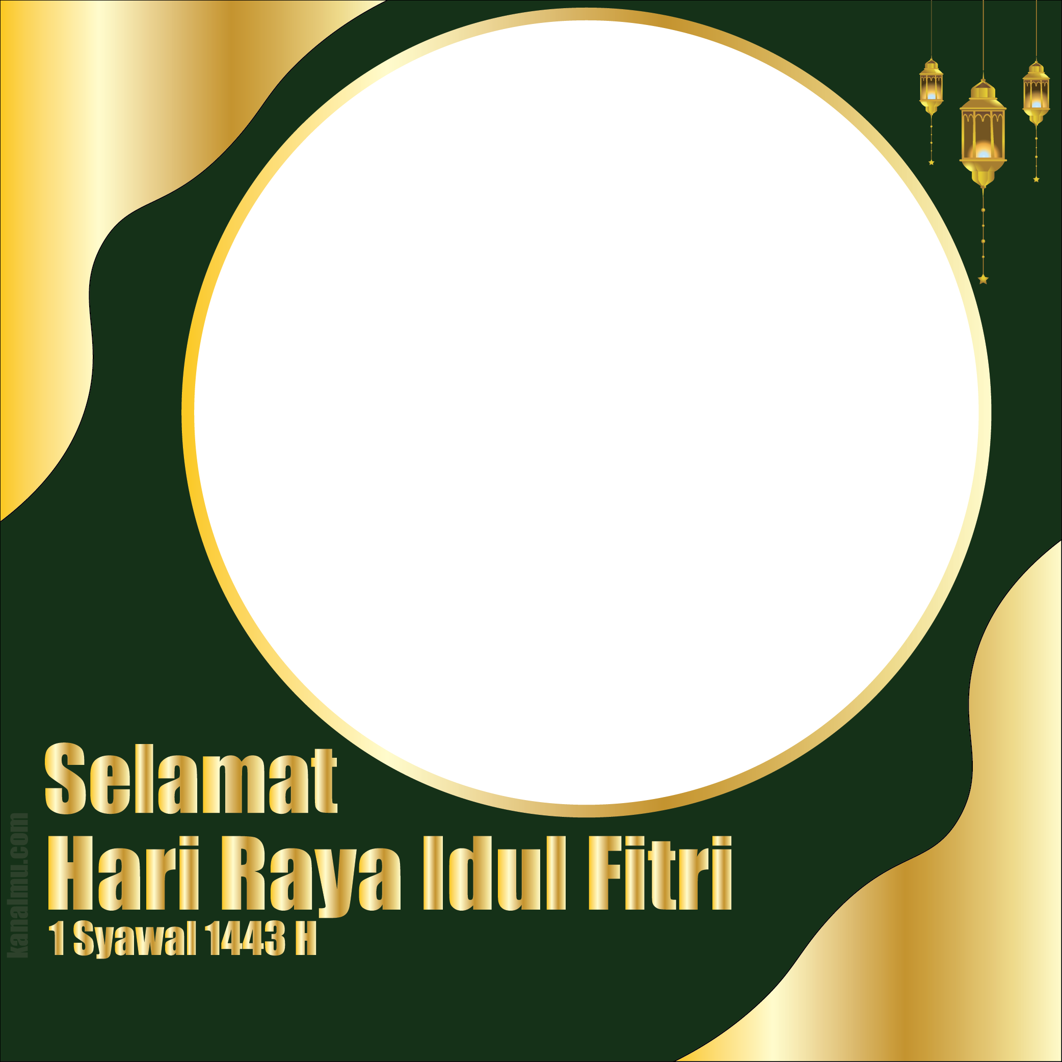 twibbon lebaran idul fitri 2022 1443 H - kanalmu