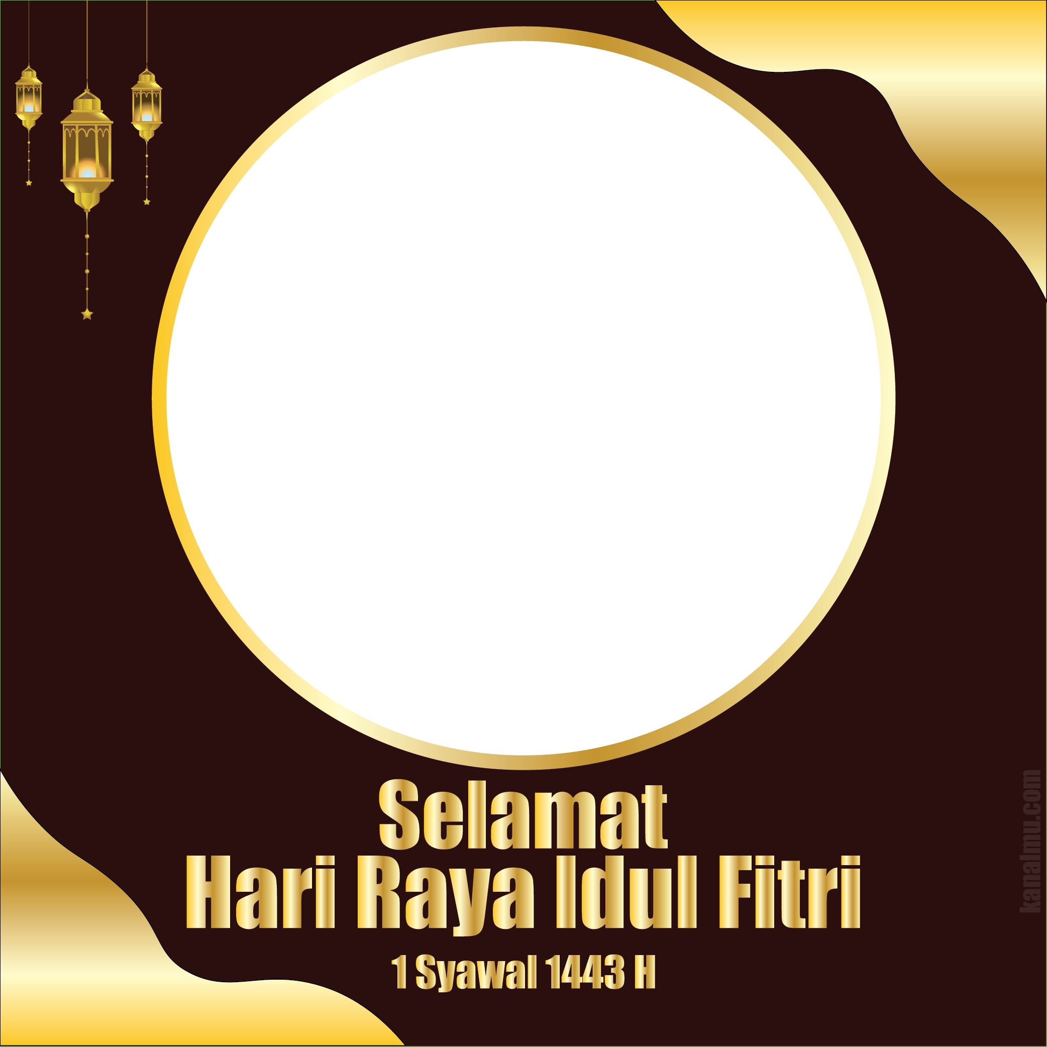 twibbon lebaran idul fitri 2022 1443 H - kanalmu