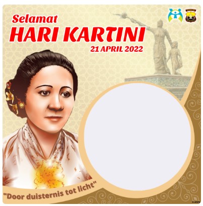 Bingkai twibbon hari kartini 2022