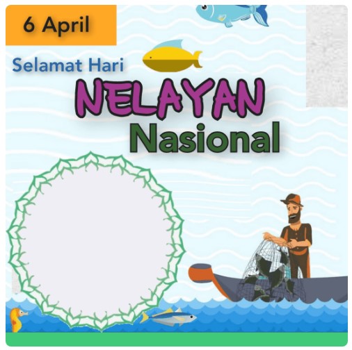 twibbon selamat hari nelayan nasional