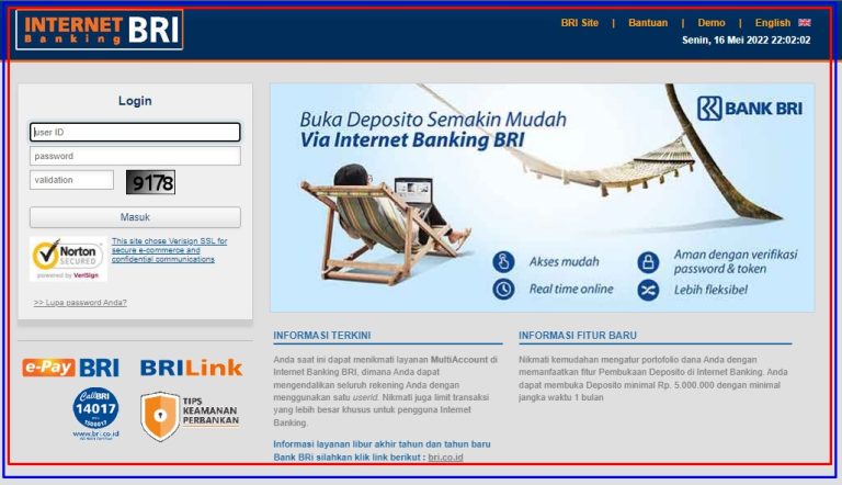 cara daftar internet banking bri lewat hp - kanalmu