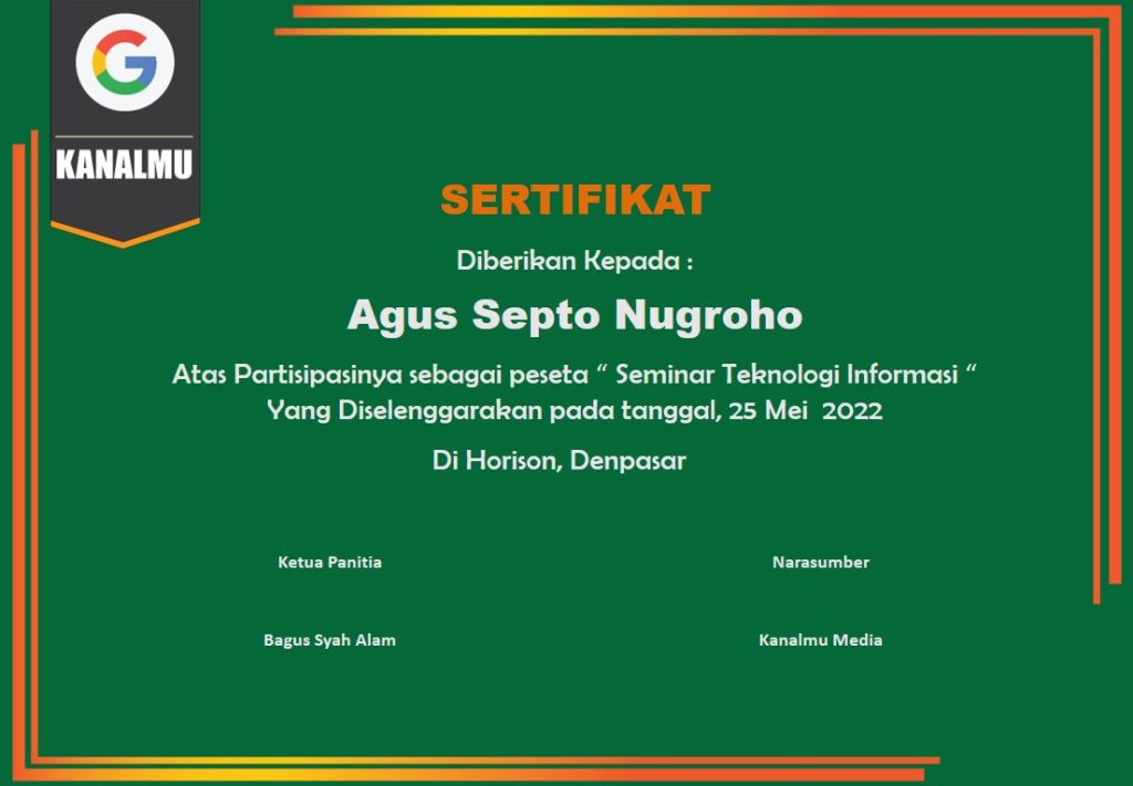 Powerpoint sertifikat