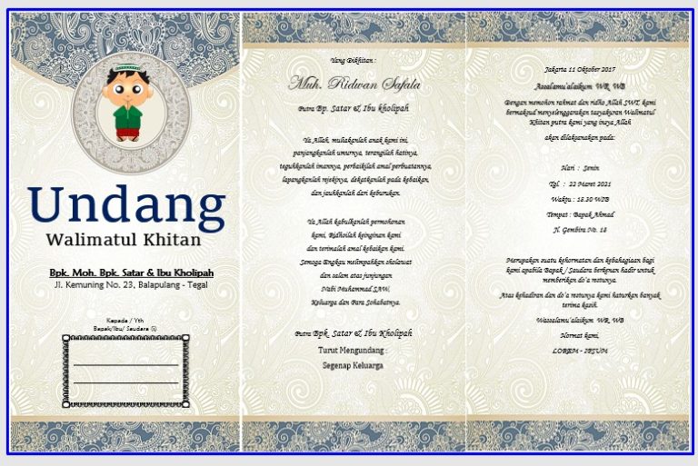 10 Template Undangan Khitanan Word Gratis Bilarasa 10 Template Undangan Khitanan Word Gratis Bilarasa
