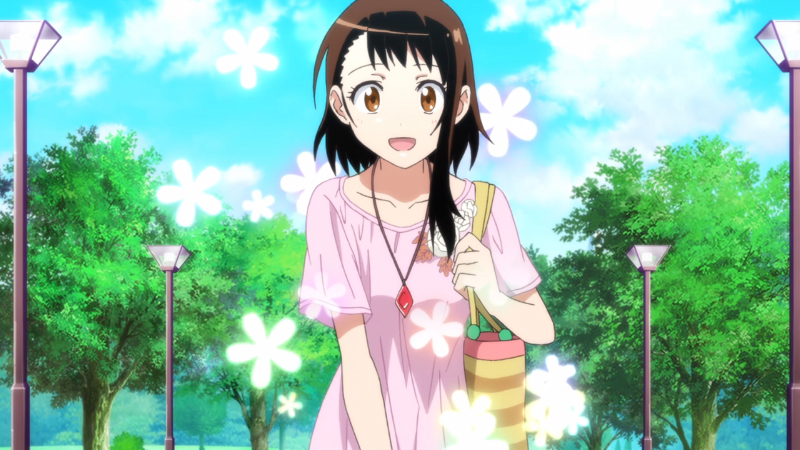 Cute anime girl character 