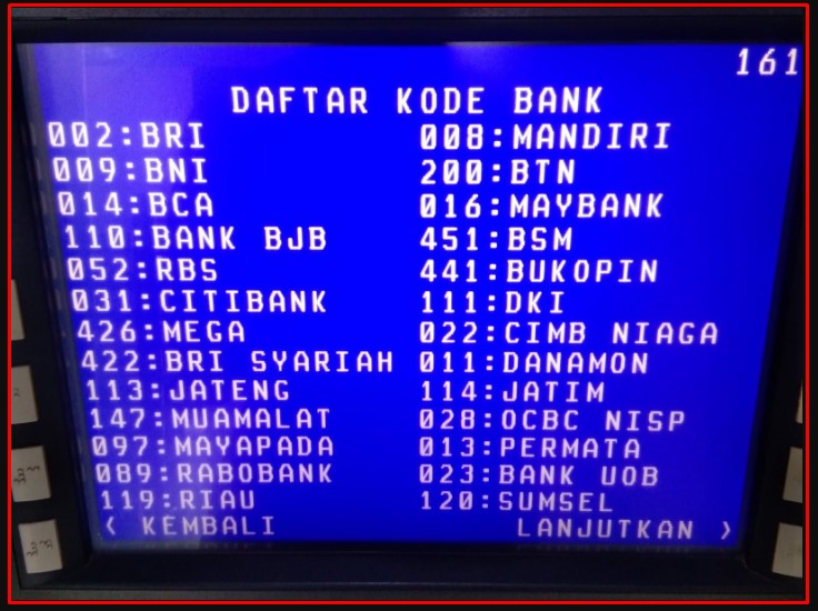 kode transfer bank di indonesia lengkap - kanalmu