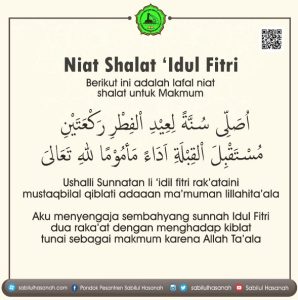 niat sholat idul adha lengkap arab dan latin - kanalmu