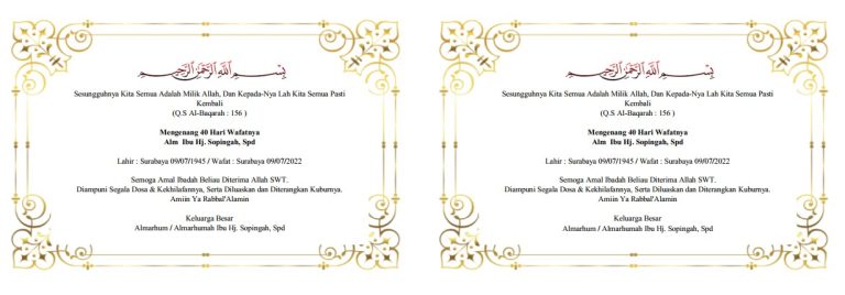 ucapan di kotak nasi 40 hari pdf - kanalmu