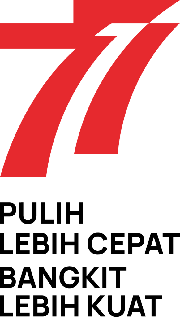 logo hut ri 77 resmi png  2022 versi vertikal 