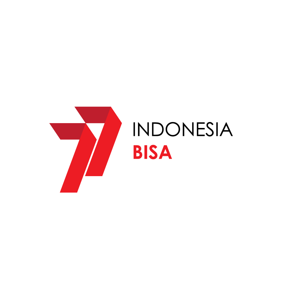 logo hut ri 77 indonesia bisa