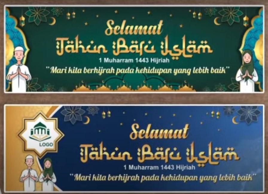 spanduk banner tahun baru islam cdr 2  - kanalmu