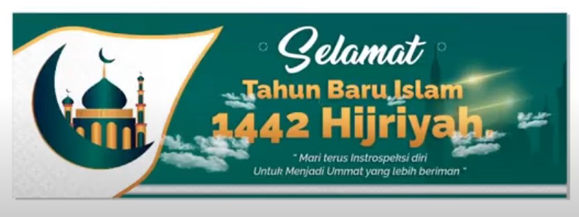 spanduk banner tahun baru islam cdr  - kanalmu.