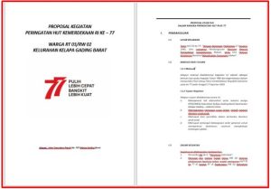 proposal kegiatan 17 agustus - kanalmu