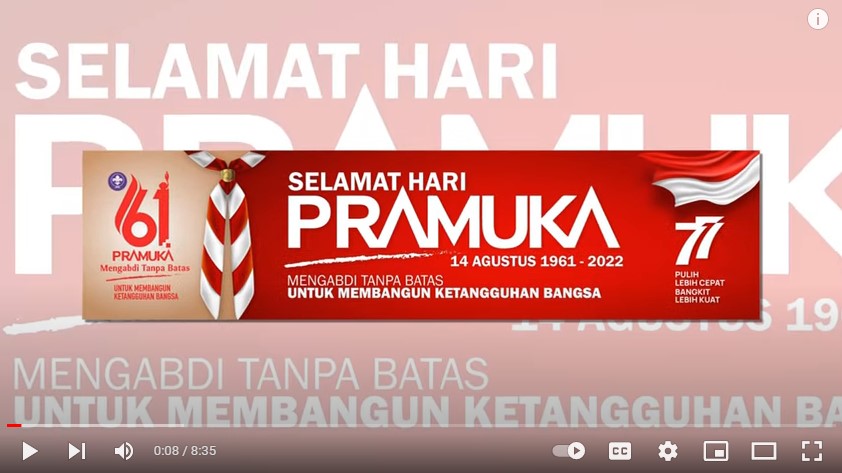 spanduk banner hari pramuka ke-61 2022 cdr - sc yt Edukasi Grafis