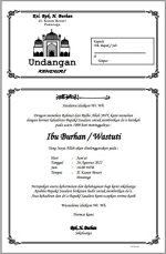 Download Template Undangan Tahlil Word 7 Hari 40 Hari 100 Hari 1000