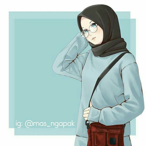 Gambar kartun muslimah cantik dan imut