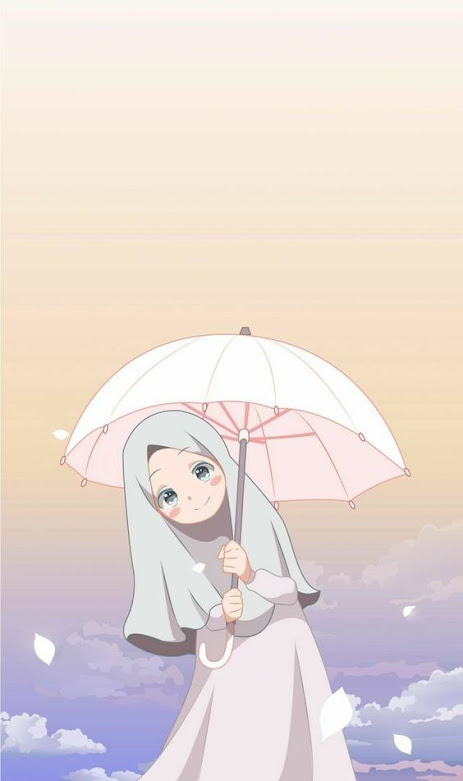 Gambar kartun muslimah cantik dan imut