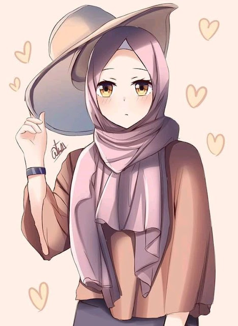 Gambar kartun muslimah dewasa