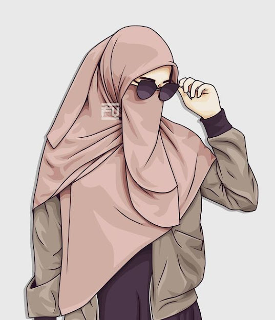 Gambar kartun muslimah dewasa