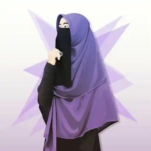 Gambar kartun muslimah sendiri