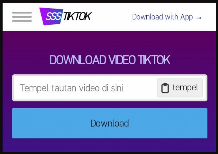 SssTiktok Download MP3 Video TikTok tanpa Watermark - kanalmu