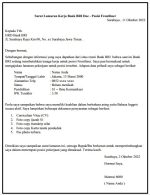 [ Download ] 7 Contoh Surat Lamaran Kerja Bank Bri Doc Pdf Posisi
